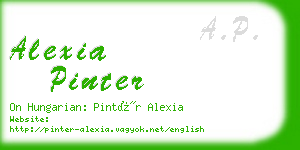 alexia pinter business card